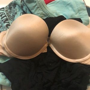 Victoria secret strapless bra.
